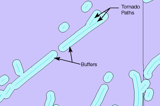 map with buffers